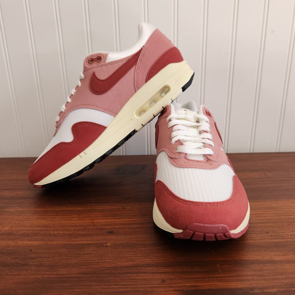 Nike Women's Size 6.5Y/8W Air Max 1 pink/White/Cream‎ - Picture 8 of 13